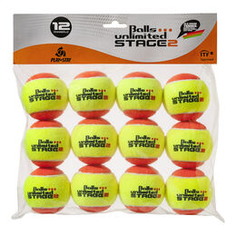 Balles De Tennis Balls Unlimited Stage 2 orange - 12er Beutel